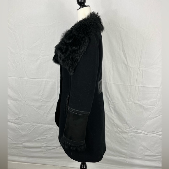 Mackage Wool Fur Winter Jacket Sz M - Picture 4 of 13